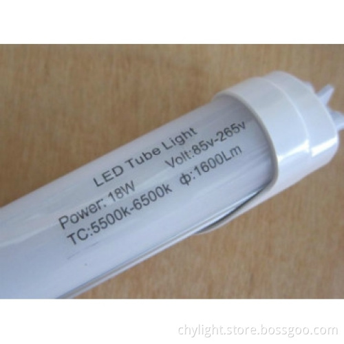 CE/ROHS Approved 1200MM High Bright 18W Milkly Cover LED Tube Ligts T8